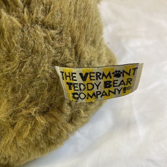 Vermont Teddy Bear Company Plush Stuffed Animal Jointed Bear 15 inch Vintage Toy - Picture 8 of 11